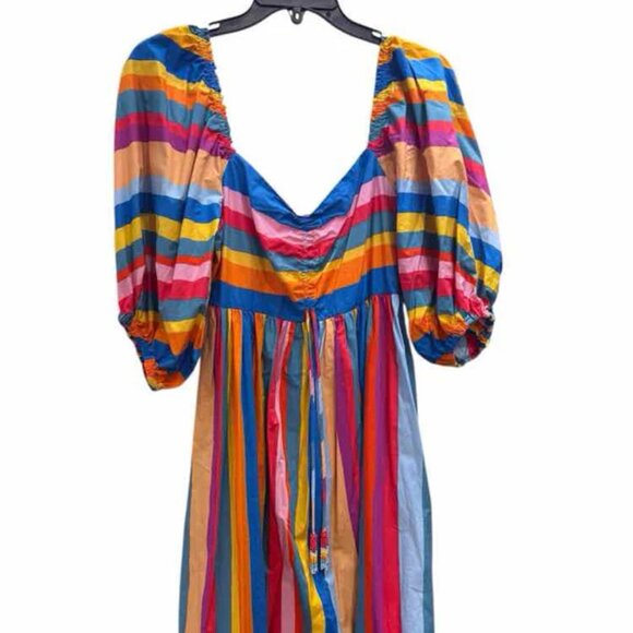 Farm Rio Rainbow Dress Size S - Picture 2 of 3
